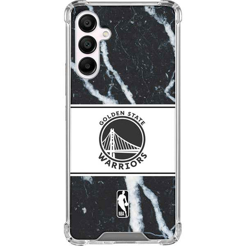 NBA Golden State Warriors Marble Galaxy A16 5G Clear Case