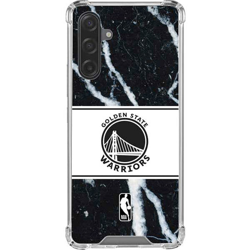 NBA Golden State Warriors Marble Galaxy A17 Clear Case