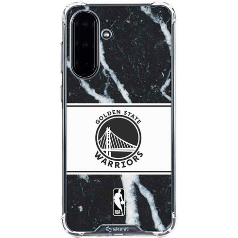 NBA Golden State Warriors Marble Galaxy A36 5G Clear Case