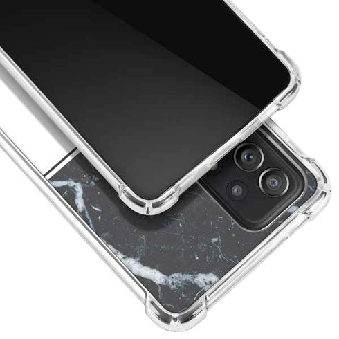 NBA Golden State Warriors Marble Galaxy A52 5G Clear Case