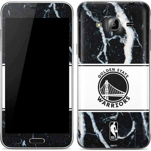 NBA Golden State Warriors Marble Galaxy J3 Skin