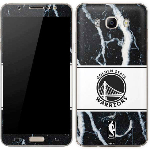 NBA Golden State Warriors Marble Galaxy J7 Skin