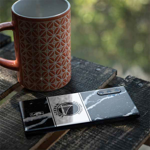 NBA Golden State Warriors Marble Galaxy Note 10 Plus Skin