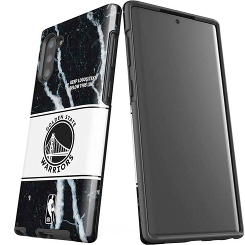 NBA Golden State Warriors Marble Galaxy Note 10 Pro Case