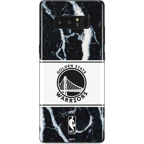 NBA Golden State Warriors Marble Galaxy Note 8 Skin