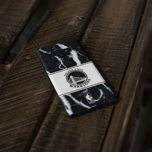 NBA Golden State Warriors Marble Galaxy Note 9 Skin