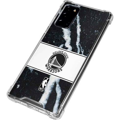 NBA Golden State Warriors Marble Galaxy Note20 5G Clear Case