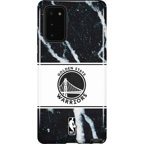 NBA Golden State Warriors Marble Galaxy Note20 5G Pro Case