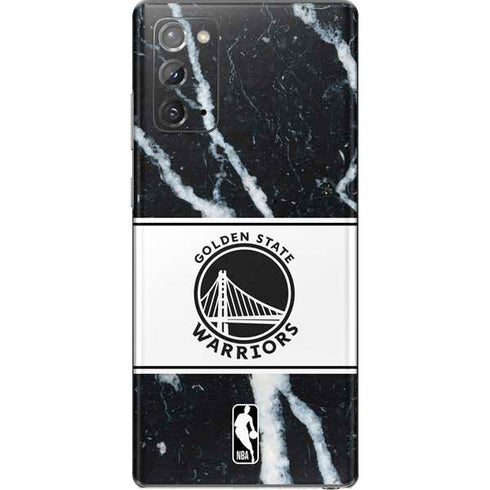 NBA Golden State Warriors Marble Galaxy Note20 5G Skin