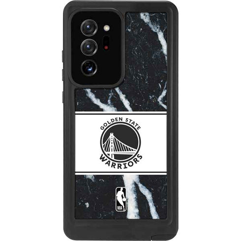 NBA Golden State Warriors Marble Galaxy Note20 Ultra 5G Waterproof Case