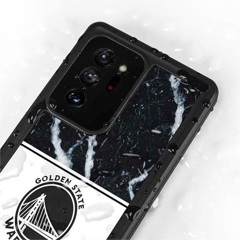 NBA Golden State Warriors Marble Galaxy Note20 Ultra 5G Waterproof Case