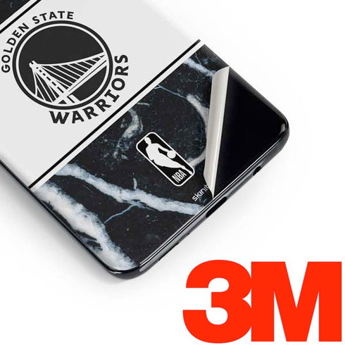 NBA Golden State Warriors Marble Galaxy S10 Skin