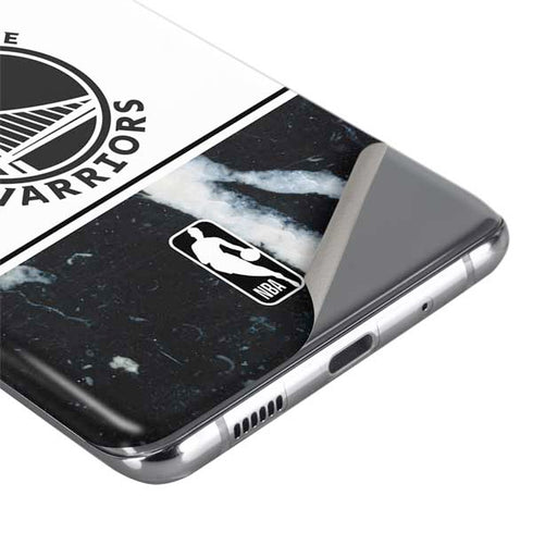 NBA Golden State Warriors Marble Galaxy S20 Plus Skin