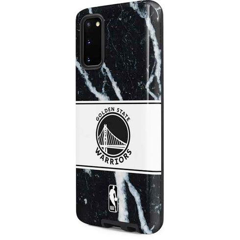 NBA Golden State Warriors Marble Galaxy S20 Pro Case