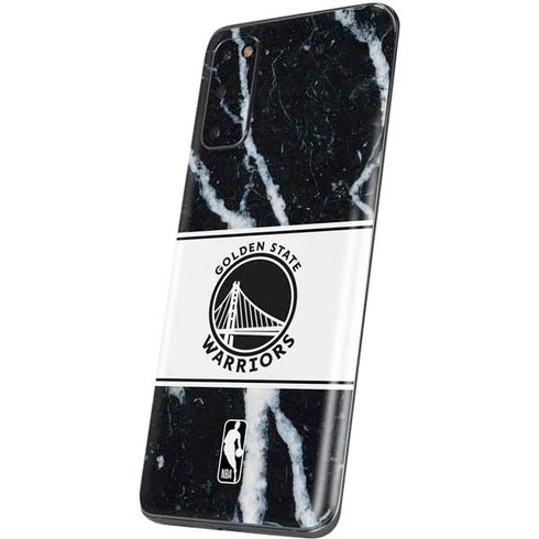 NBA Golden State Warriors Marble Galaxy S20 Skin