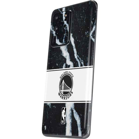 NBA Golden State Warriors Marble Galaxy S20 Ultra 5G Skin