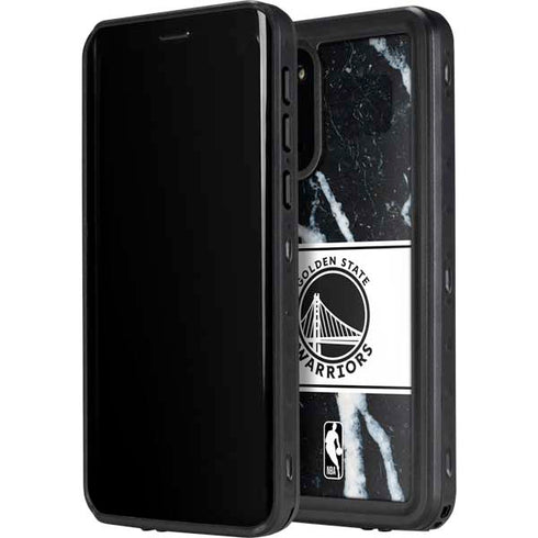 NBA Golden State Warriors Marble Galaxy S20 Waterproof Case