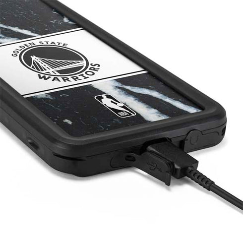 NBA Golden State Warriors Marble Galaxy S20 Waterproof Case