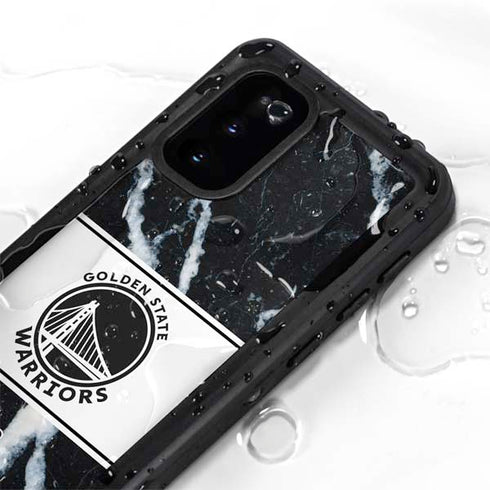NBA Golden State Warriors Marble Galaxy S20 Waterproof Case