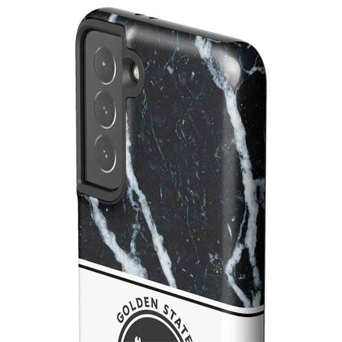 NBA Golden State Warriors Marble Galaxy S21 5G Pro Case