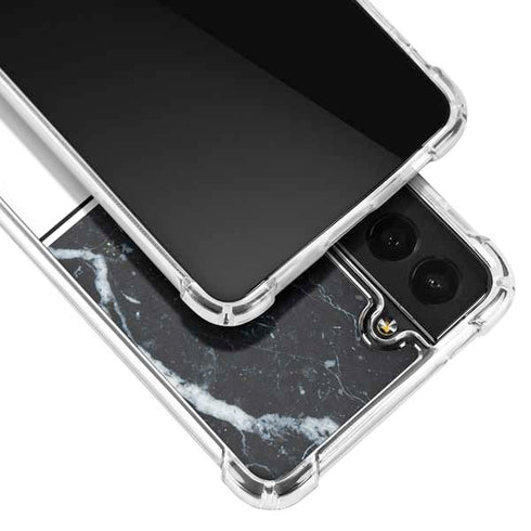 NBA Golden State Warriors Marble Galaxy S21 FE Clear Case