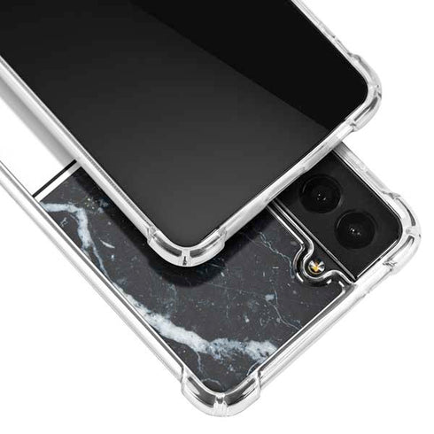 NBA Golden State Warriors Marble Galaxy S21 Plus 5G Clear Case