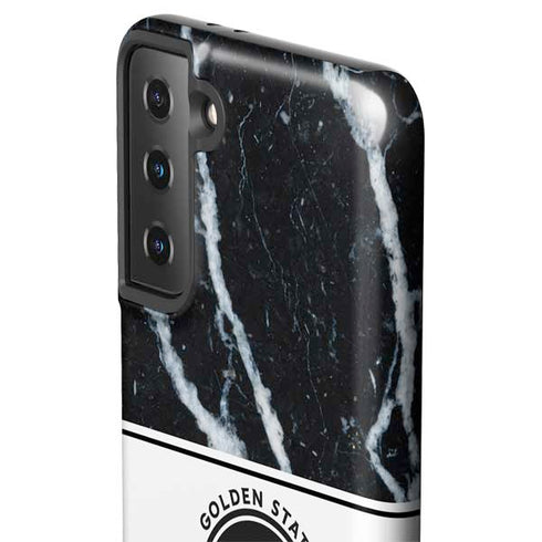 NBA Golden State Warriors Marble Galaxy S21 Plus 5G Pro Case