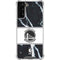 NBA Golden State Warriors Marble Galaxy S22 Plus Clear Case