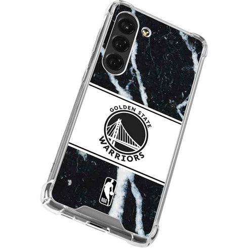 NBA Golden State Warriors Marble Galaxy S23 Clear Case