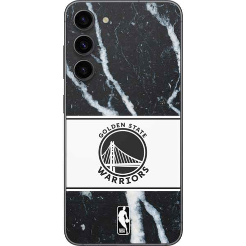 NBA Golden State Warriors Marble Galaxy S23 Plus Skin