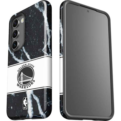 NBA Golden State Warriors Marble Galaxy S23 Pro Case