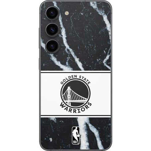 NBA Golden State Warriors Marble Galaxy S23 Skin
