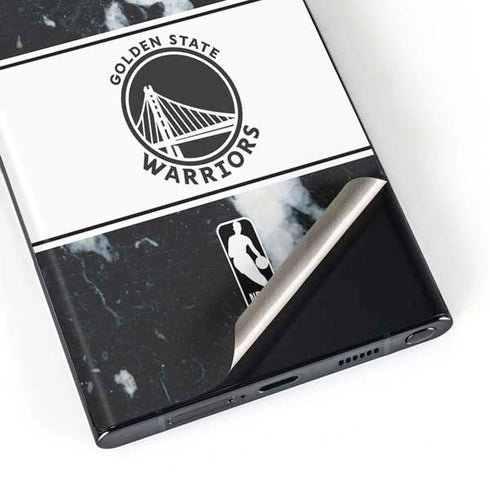 NBA Golden State Warriors Marble Galaxy S23 Ultra Skin