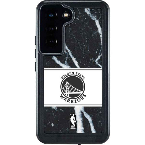 NBA Golden State Warriors Marble Galaxy S23 Waterproof Case