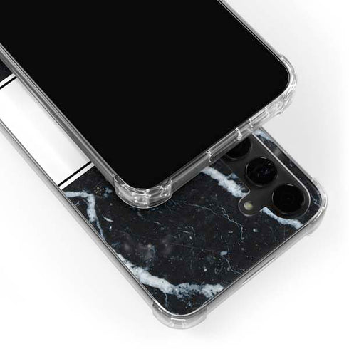 NBA Golden State Warriors Marble Galaxy S24 Plus Clear Case