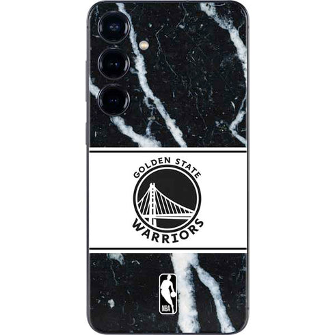 NBA Golden State Warriors Marble Galaxy S25 Plus Skin