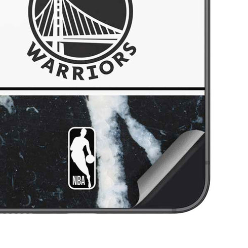 NBA Golden State Warriors Marble Galaxy S25 Plus Skin