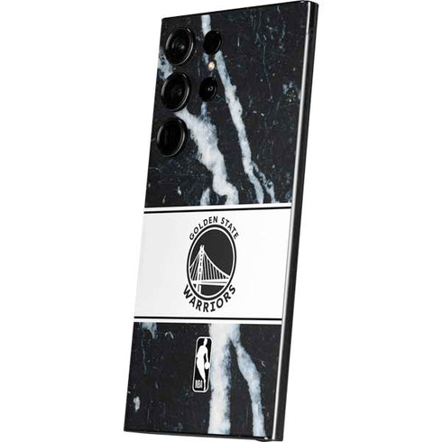 NBA Golden State Warriors Marble Galaxy S25 Ultra Skin