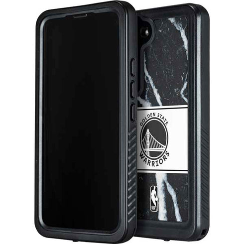 NBA Golden State Warriors Marble Galaxy S24 Waterproof Case