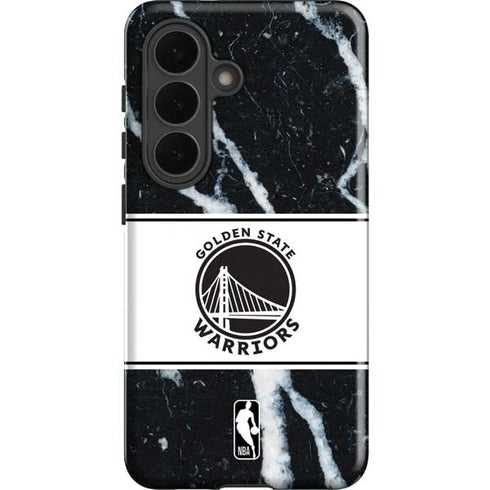 NBA Golden State Warriors Marble Galaxy S26 Plus Impact Case