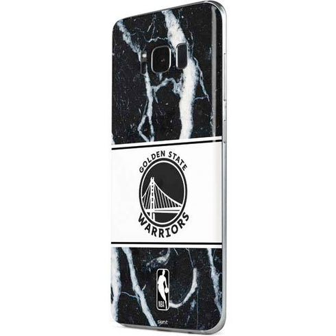 NBA Golden State Warriors Marble Galaxy S8 Plus Skin
