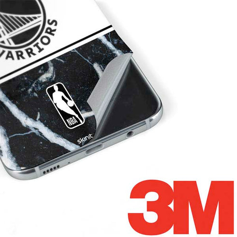 NBA Golden State Warriors Marble Galaxy S8 Plus Skin