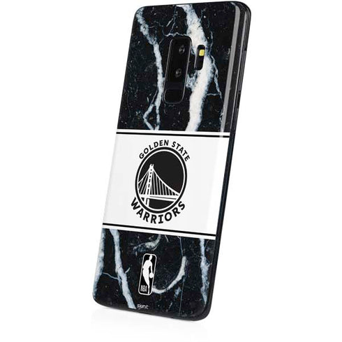 NBA Golden State Warriors Marble Galaxy S9 Plus Skin