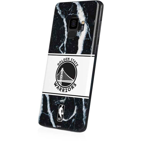 NBA Golden State Warriors Marble Galaxy S9 Skin