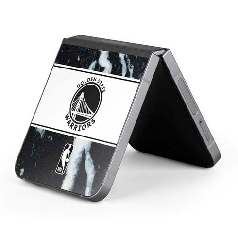 NBA Golden State Warriors Marble Galaxy Z Flip6 Skin