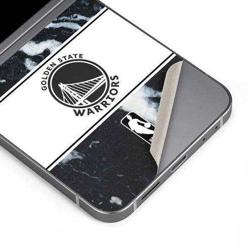 NBA Golden State Warriors Marble Galaxy Z Flip6 Skin
