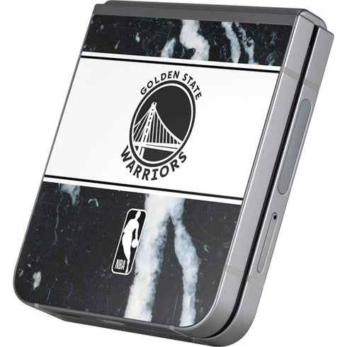 NBA Golden State Warriors Marble Galaxy Z Flip6 Skin