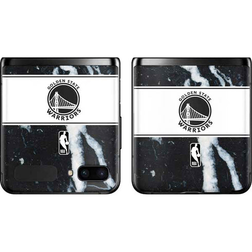 NBA Golden State Warriors Marble Galaxy Z Flip Skin