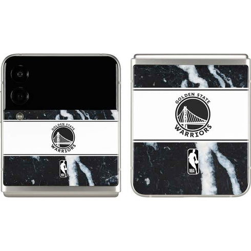NBA Golden State Warriors Marble Galaxy Z Flip3 5G Skin