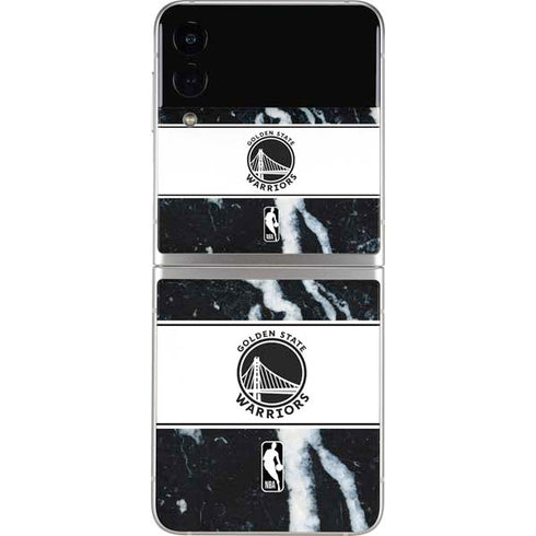 NBA Golden State Warriors Marble Galaxy Z Flip3 5G Skin